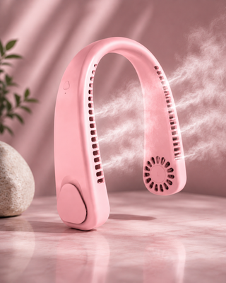 Dozely™ CoolBreeze — Draagbare Halskoeler met Nevel