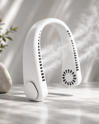 Dozely™ CoolBreeze — Draagbare Halskoeler met Nevel
