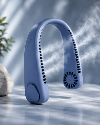 Dozely™ CoolBreeze — Draagbare Halskoeler met Nevel