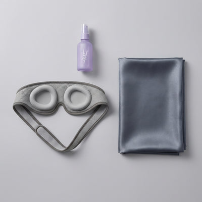Dozely™ Complete Slaapset — Masker + Kussensloop + Spray